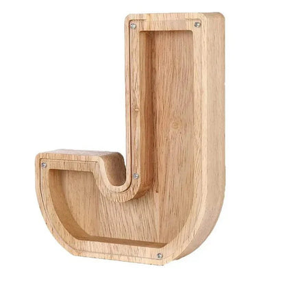 Skorter | Wooden Alphabet Letters 'Initial' Piggy Bank