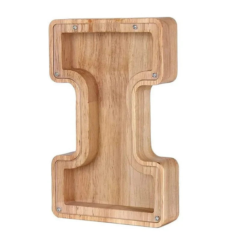 Skorter | Wooden Alphabet Letters 'Initial' Piggy Bank