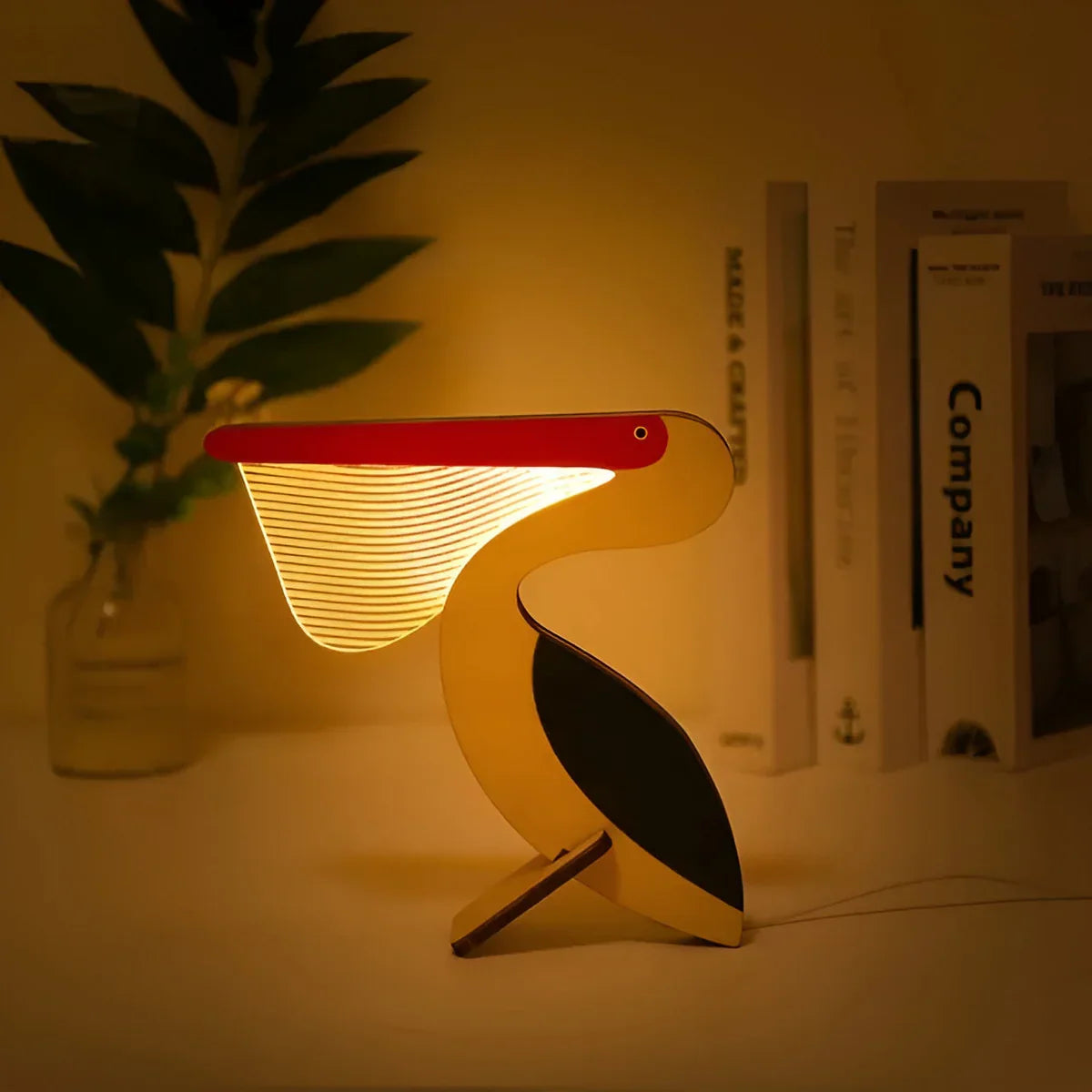 Skorter | Wooden Animal Table Lamp - WildGlow