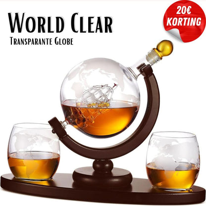 Skorter | World Clear | Transparent Globe