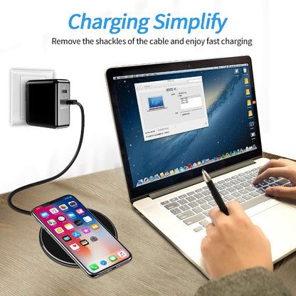 Skorter | 30W Fast Wireless Charging Pad | Premium USB-C MagSafe Charger for Apple iPhone, Samsung & Android