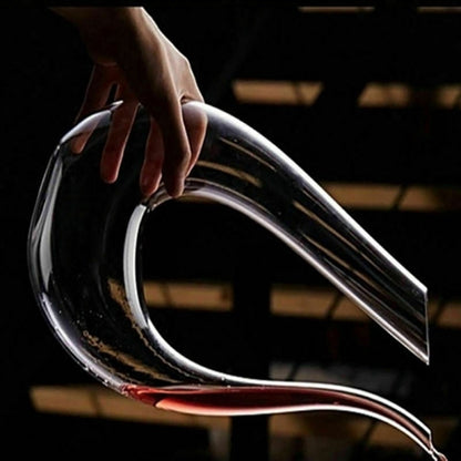 Skorter | Crystal U-shaped Wine Decanter