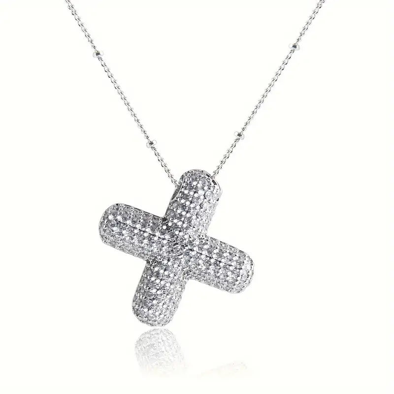 Skorter | Alphabet-Diamond-Pendant-Necklace