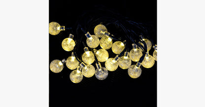 Skorter | Solar-powered LED crystal ball lights - Stylishly decorate!