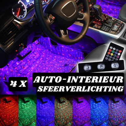 Skorter | Car Interior Atmosphere Lights - (Contains 4 Light Bars)