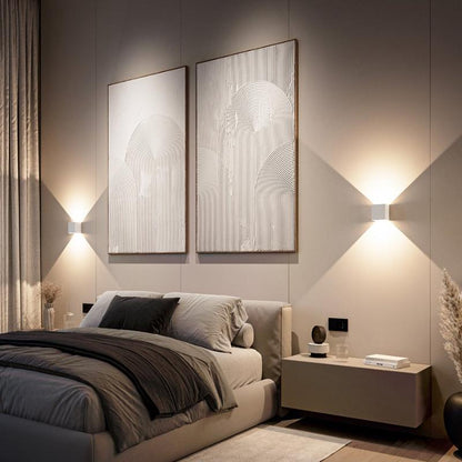 Skorter | LumiGuard - LED-vägglampa med varmt ljus