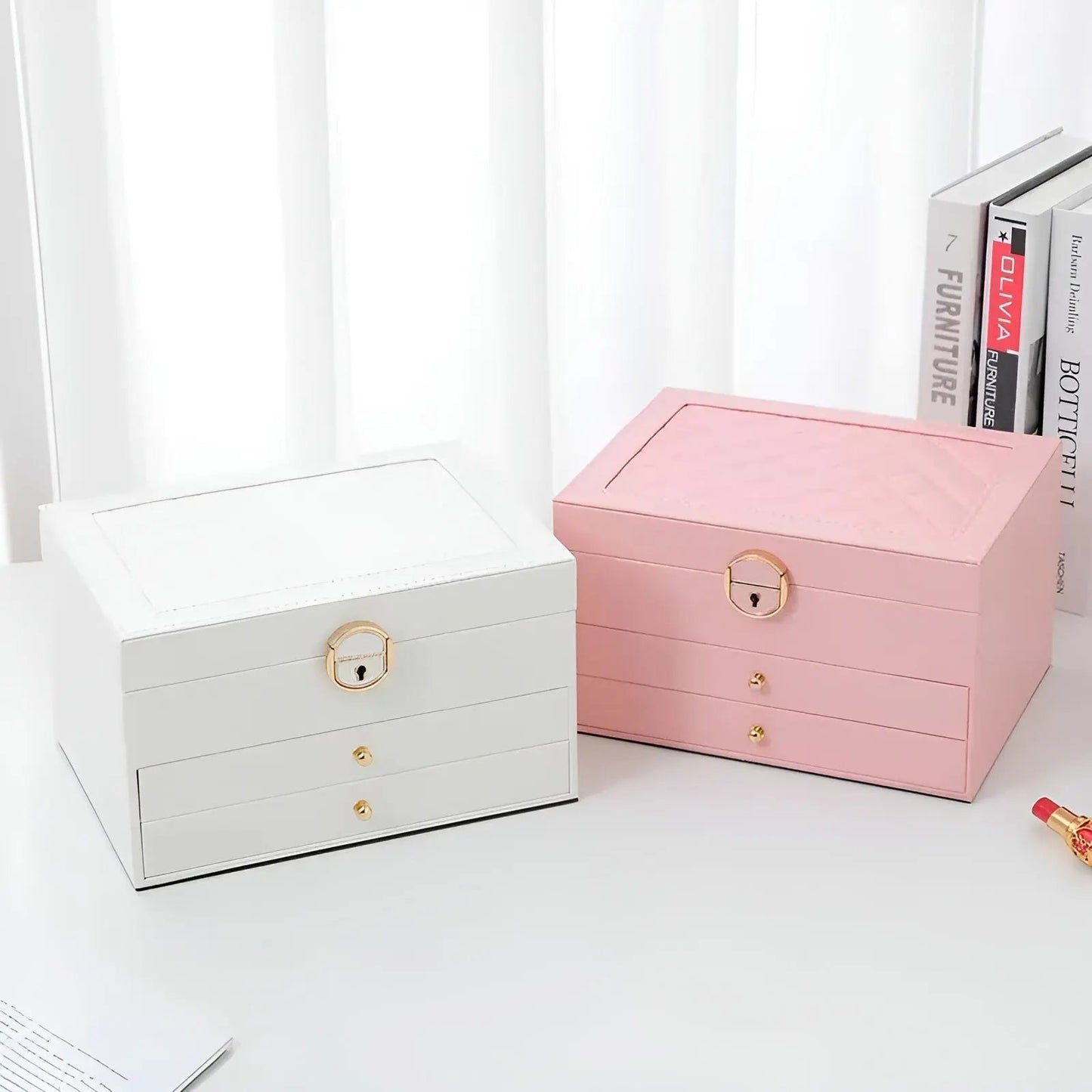 Skorter | EleganceBox Luxury Jewelry Box – Multiple Storage Box for Jewelry