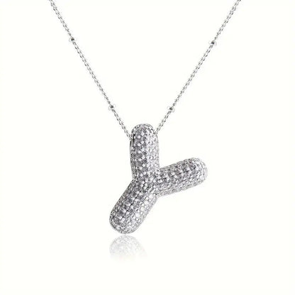 Skorter | Alphabet-Diamond-Pendant-Necklace