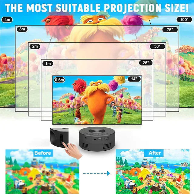 Skorter | YT200 LED projector Mini Handheld