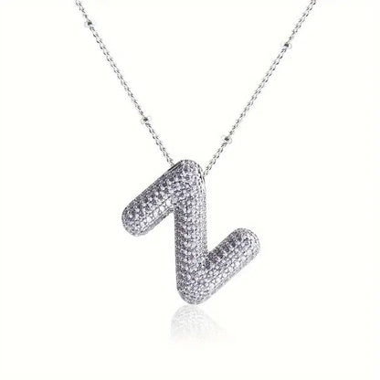 Skorter | Alphabet-Diamond-Pendant-Necklace