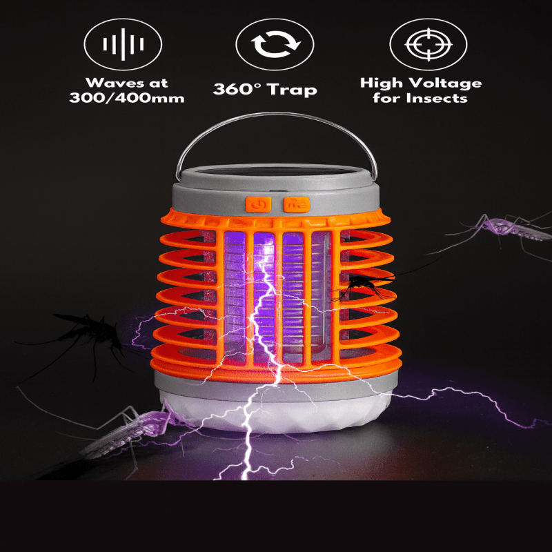 Skorter | ZAPPERLANTERN – 2-in-1 Solar Bug Zapper and Camping Lantern