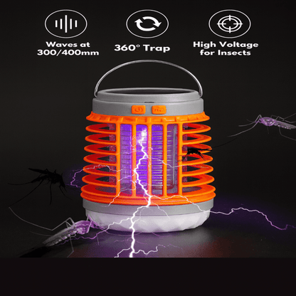 Skorter | ZAPPERLANTERN – 2-in-1 Solar Bug Zapper and Camping Lantern