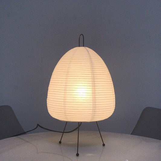 Skorter | Zenora – Rice paper table lamp in Japanese wabi-sabi design