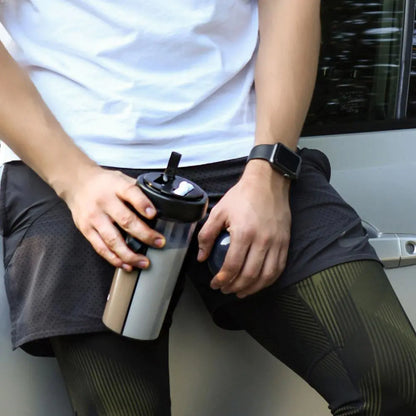 Skorter | Vattenflaska med dubbelt sugrör