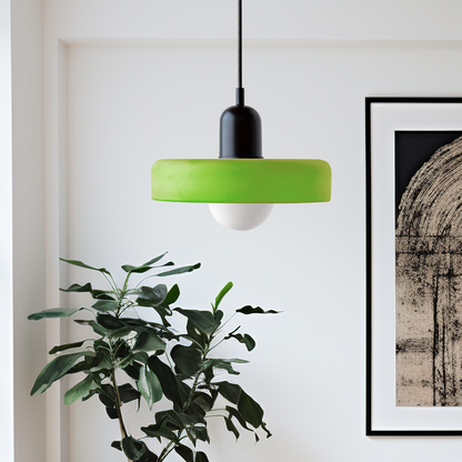Bauhaus Stained Glass Pendant Light