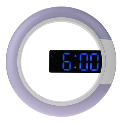 Multifunctional Led Lamp Wall Clock for Bedroom