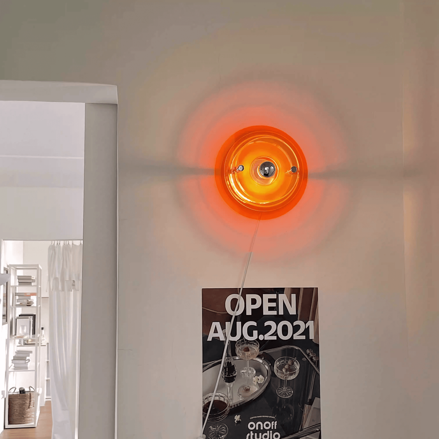 Bauhaus Flying Saucer Ambient Wall Sconce