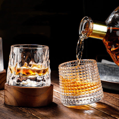 Grandeur Spinning Whiskey Tumblers