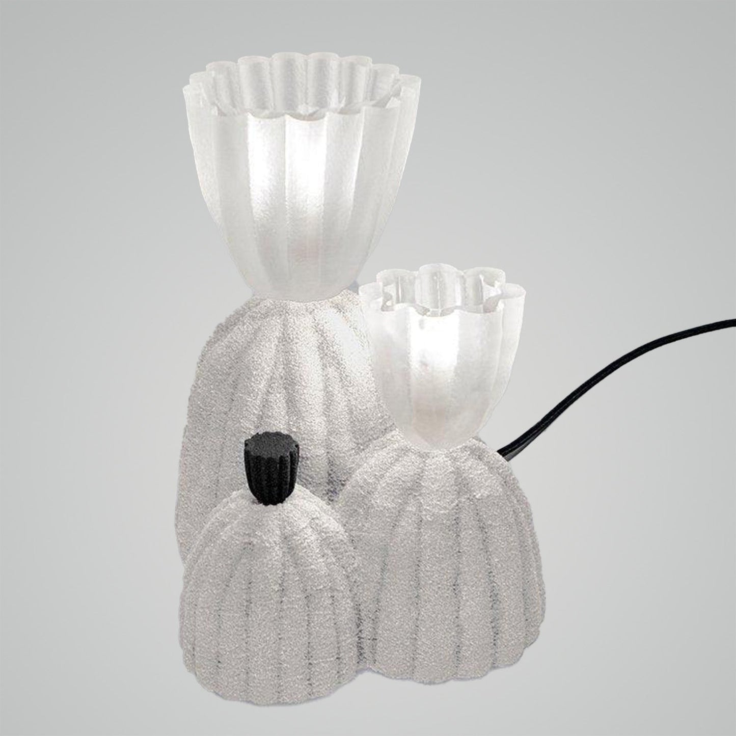 Arctic Whisper Textured Lamp - RBS cactus Lamp