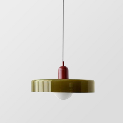 Bauhaus Stained Glass Pendant Light