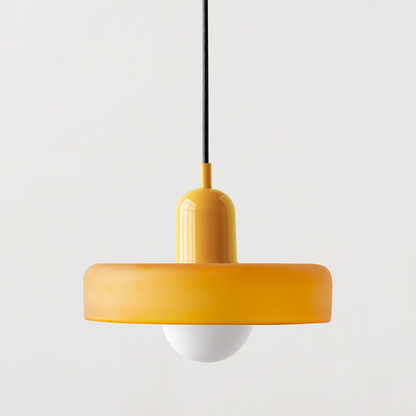 Bauhaus Stained Glass Pendant Light