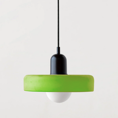 Bauhaus Stained Glass Pendant Light