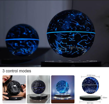 Rotating Levitating Constellation Lamp
