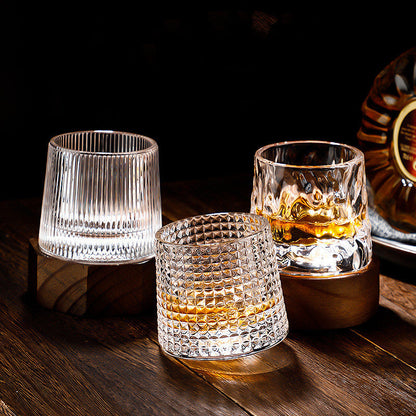 Grandeur Spinning Whiskey Tumblers