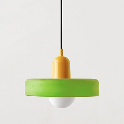 Bauhaus Stained Glass Pendant Light