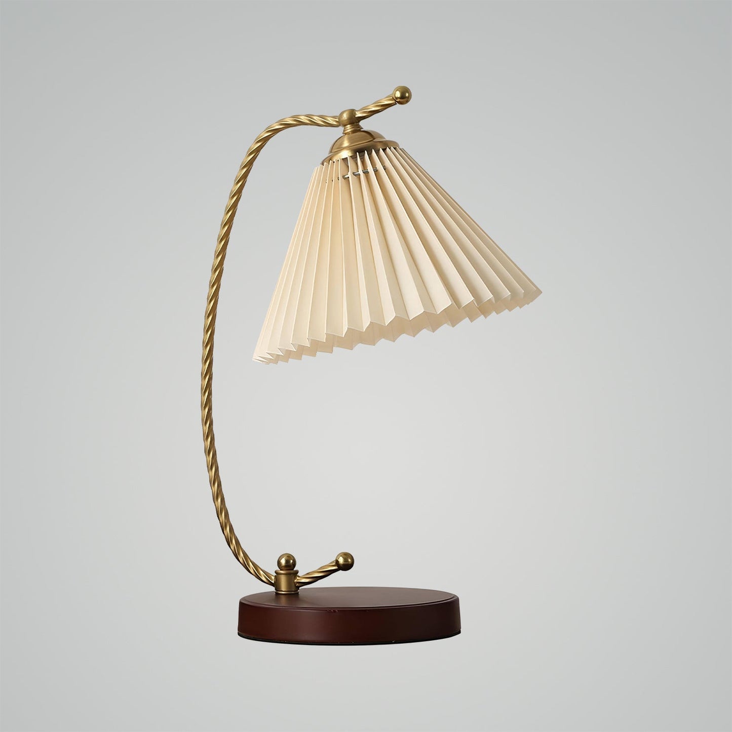 Classic Pleat Swing Arm Table Lamp