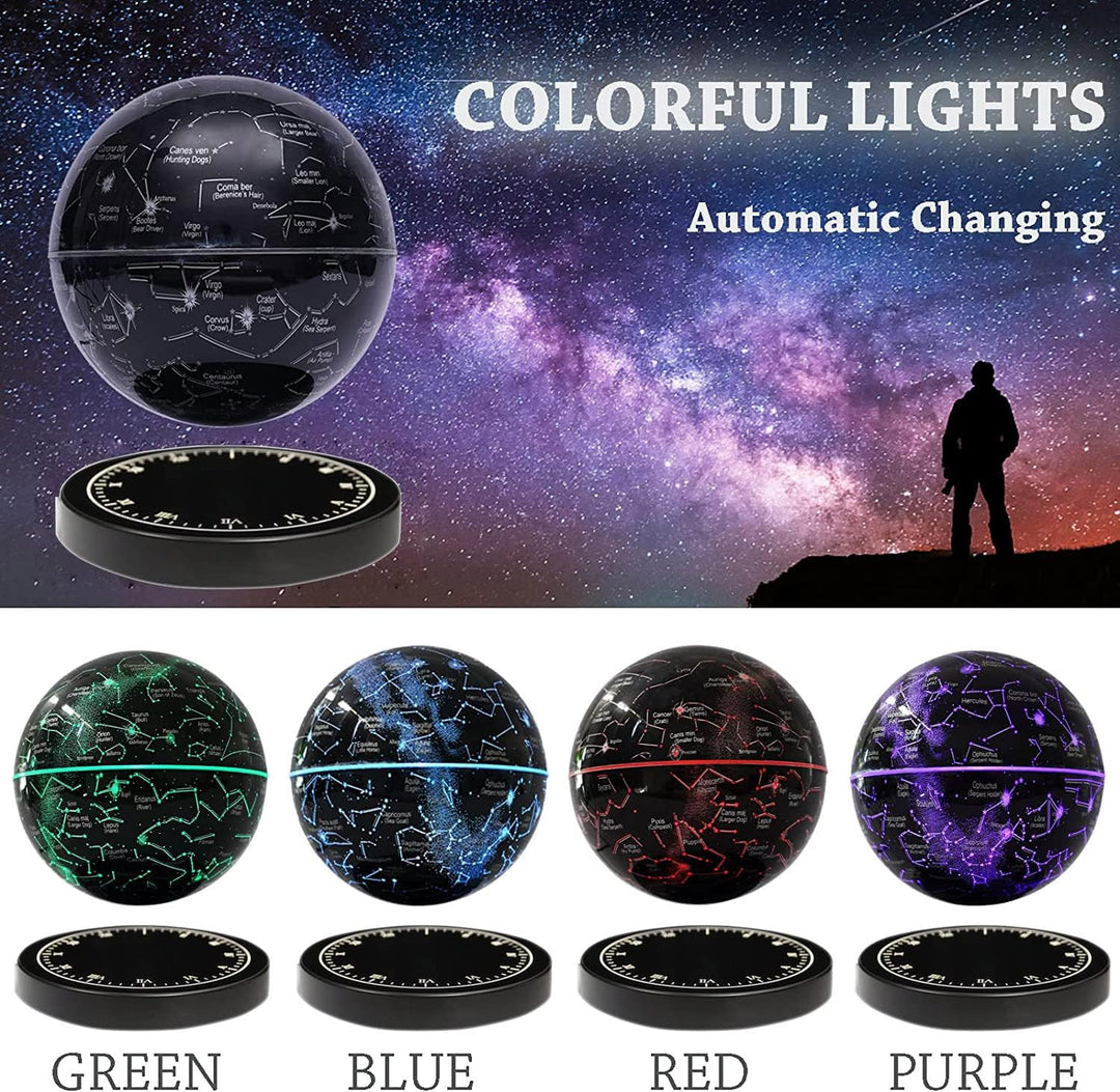 Rotating Levitating Constellation Lamp