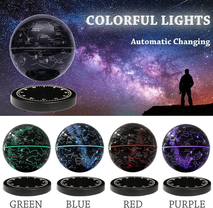 Rotating Levitating Constellation Lamp