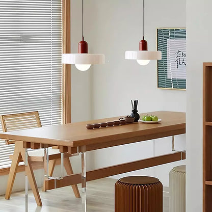 Bauhaus Stained Glass Pendant Light