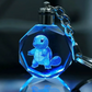 Embroidered Crystal Keychain With Characters
