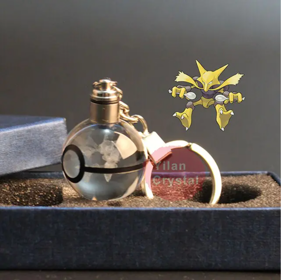 Personalized Crystal Keychain Featuring Characters