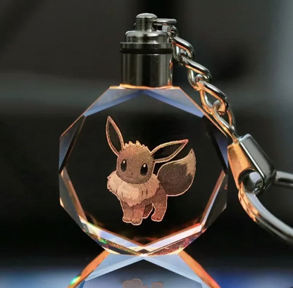Personalized Crystal Keychain Featuring Characters