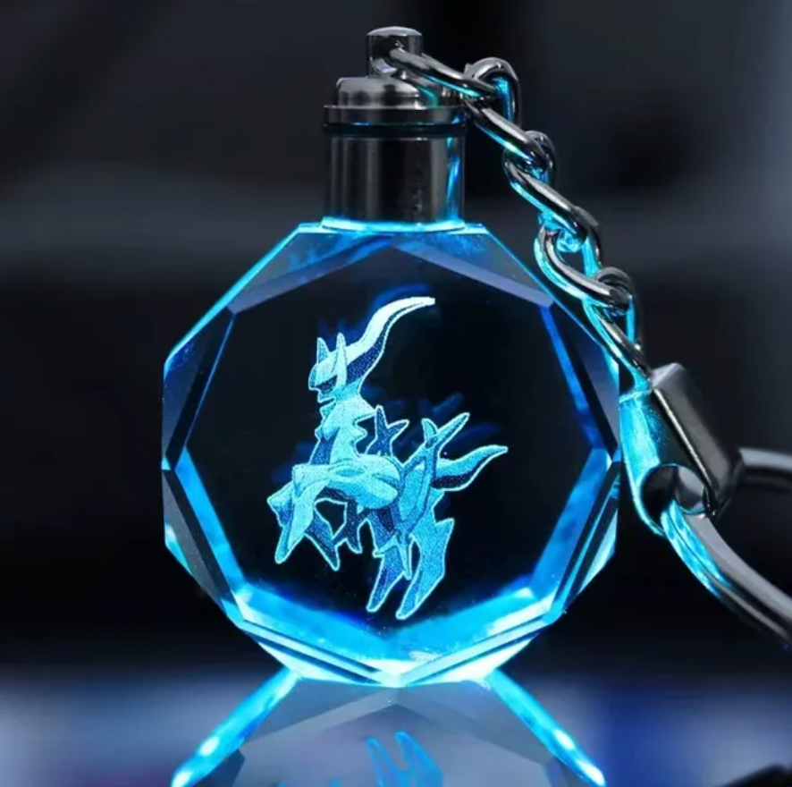 Personalized Crystal Keychain Featuring Characters