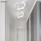 Aisle Corridor Balcony Study Bedroom Living Room Modern LED Chandeliers Luster Indoor Lights White/Black HOME Lamp Input 90-260V