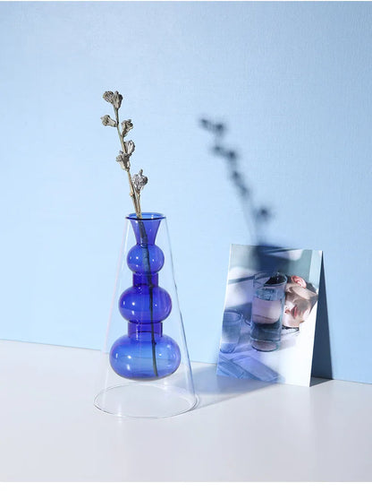 Colored Glass Vase