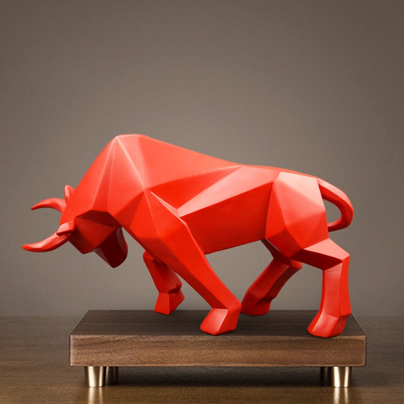 Modern Bull Figurine