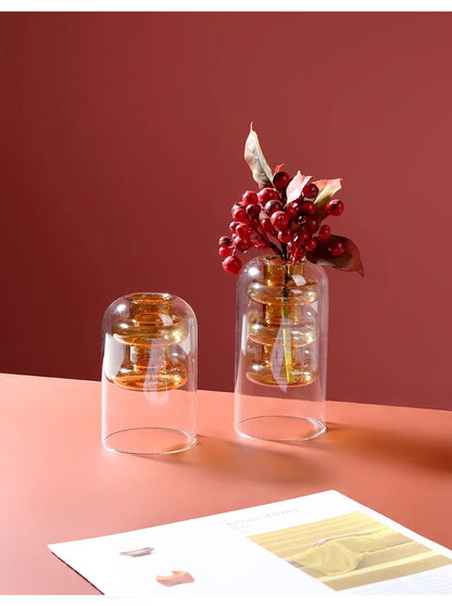 Colored Glass Vase