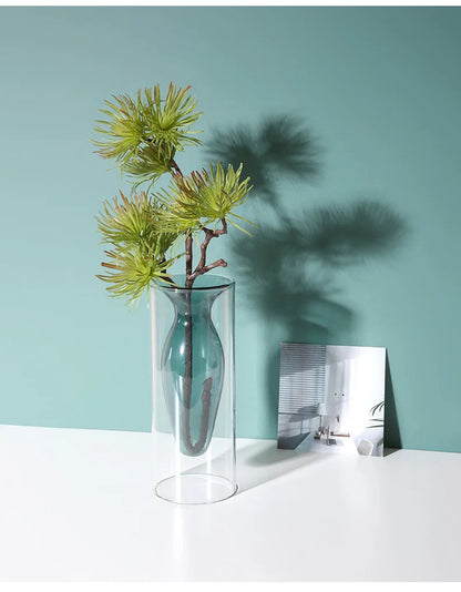 Colored Glass Vase