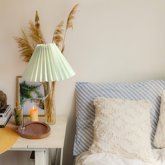 Bohemian - Classic Elegance Pleated Desk Lamp