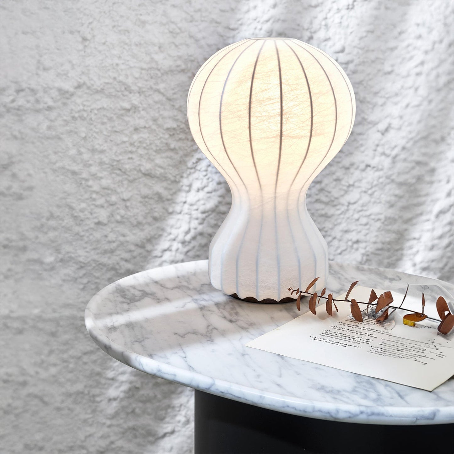 Serene Sojourn Silk Table Lamp - Gatto Table Lamp