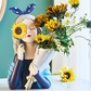 Sunflower Girl Vase