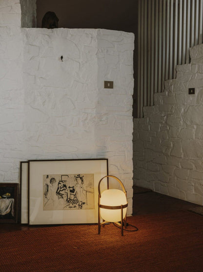 Portable Lantern Glass Table Lamp - SKØRTER