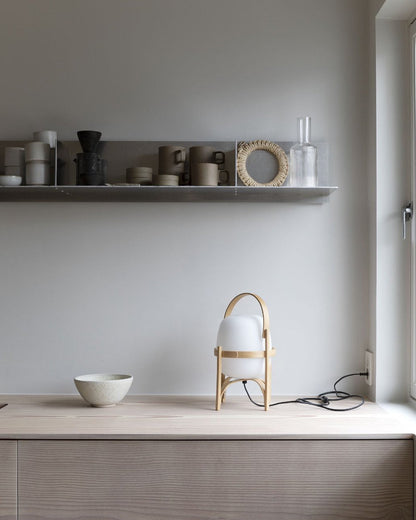 Portable Lantern Glass Table Lamp - SKØRTER