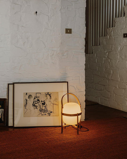 Portable Lantern Glass Table Lamp - SKØRTER