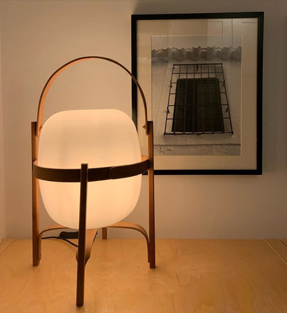 Portable Lantern Glass Table Lamp - SKØRTER