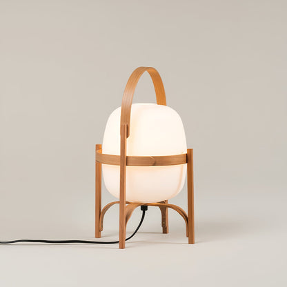 Portable Lantern Glass Table Lamp - SKØRTER